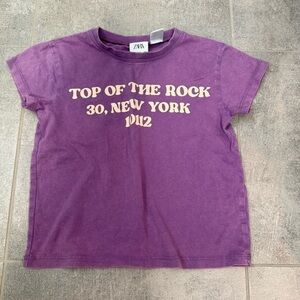Zara Purple Kids T-Shirt